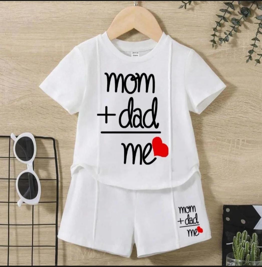 T- shirt And shorts Pant For Kids Baby Boy and Baby Girl Round Neck Short Sleeves Tee Tops Clothes Sets Dresses Outfit Suit For Unisex